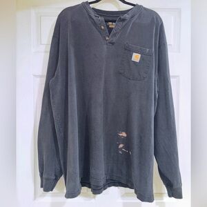 Men’s Carhartt Black Long Sleeve Shirt